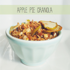 apple pie granola | chronicles of an almost rd